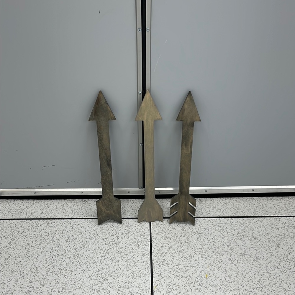 Rustic Brown Arrow Wall Decor Set